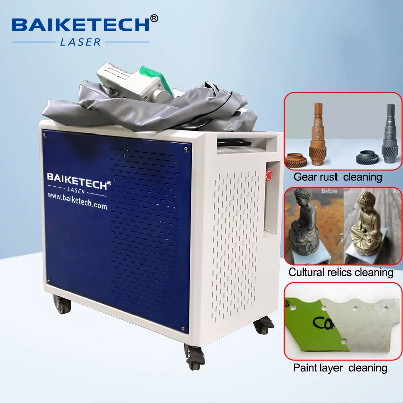 Eco Friendly TH-FLC100XT Laser Cleaning System Simple Operation For Steel Plate Rust And Paint Layer Removal Applications