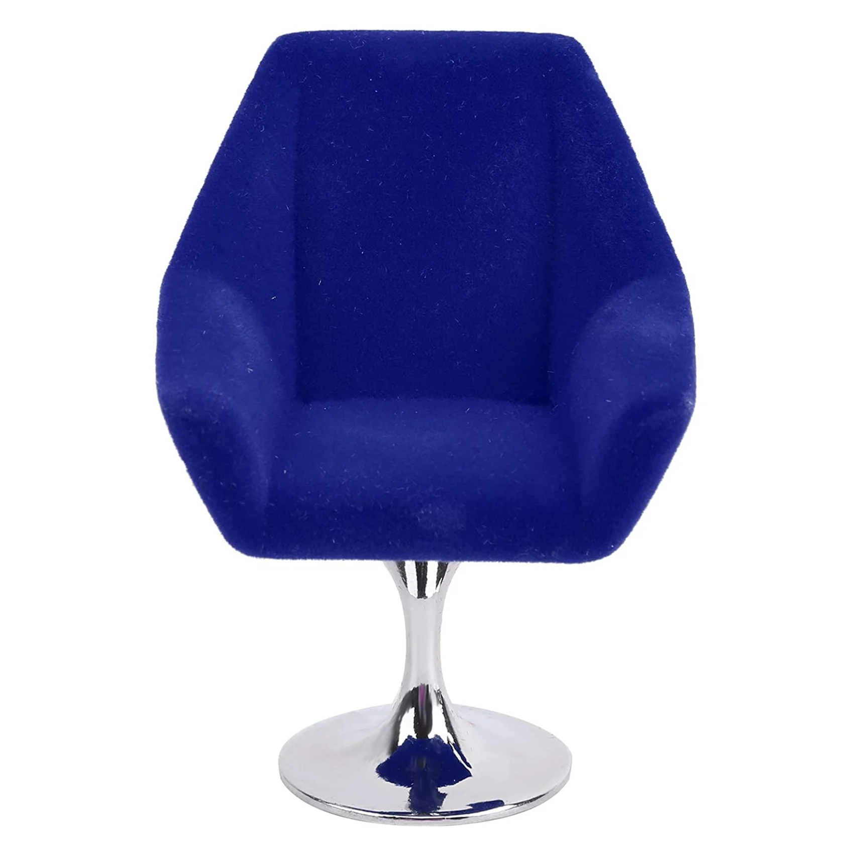 Mini fauteuil flocage l'inventaire bleu, accessoire décoratif, échelle 1:12