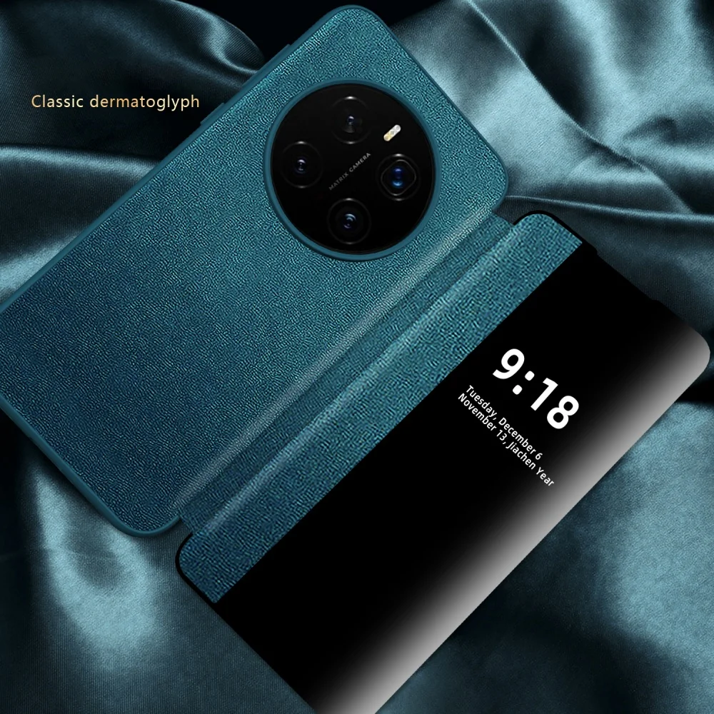 Vegan Leather Flip Cover For Honor Magic 6 7 Pro Flip Case All-Inclusive Silicone Airbag Corners Drop Impact Resistant Shell