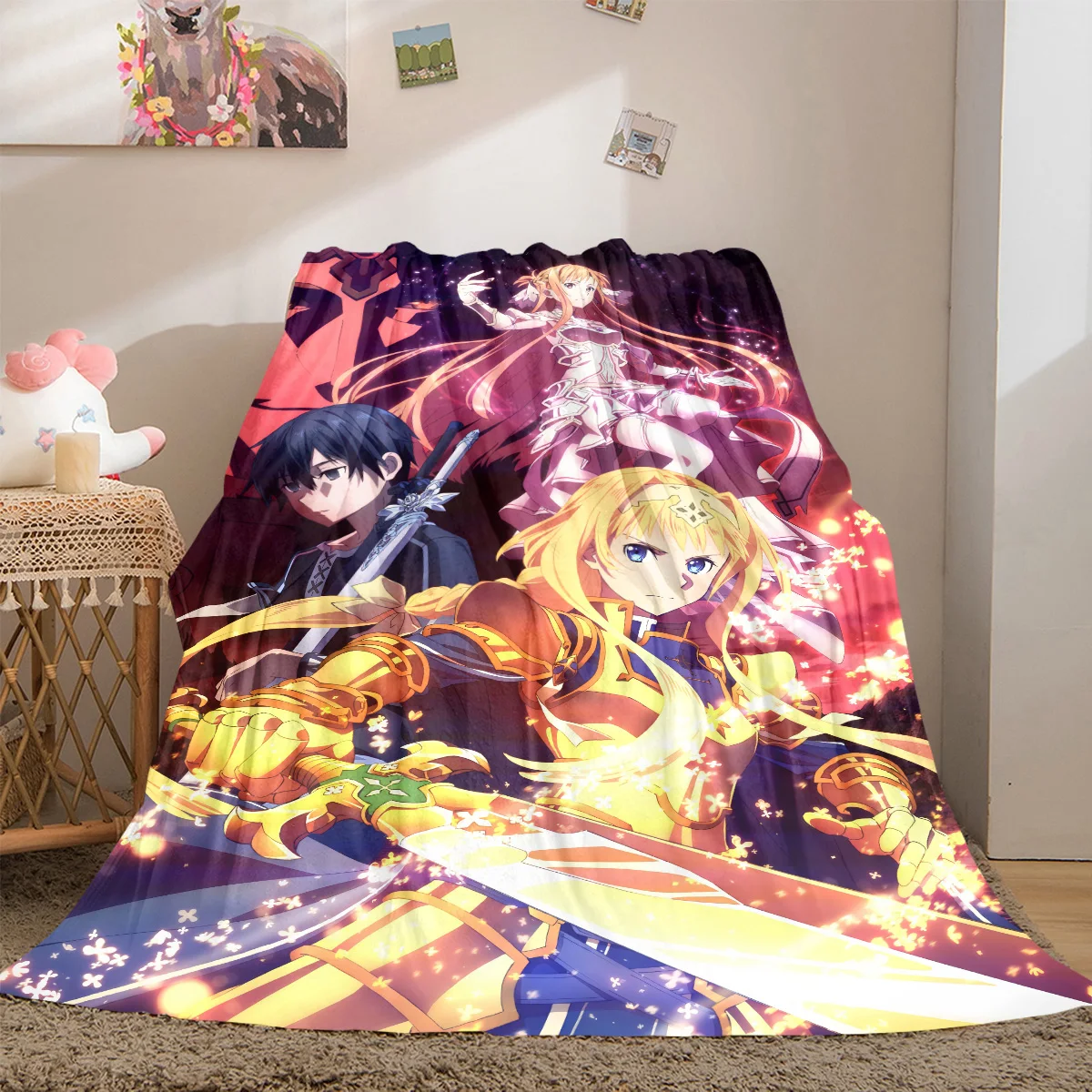 Sword Art Online Selimut Flane - Home Textiles Online ulasan dan harga