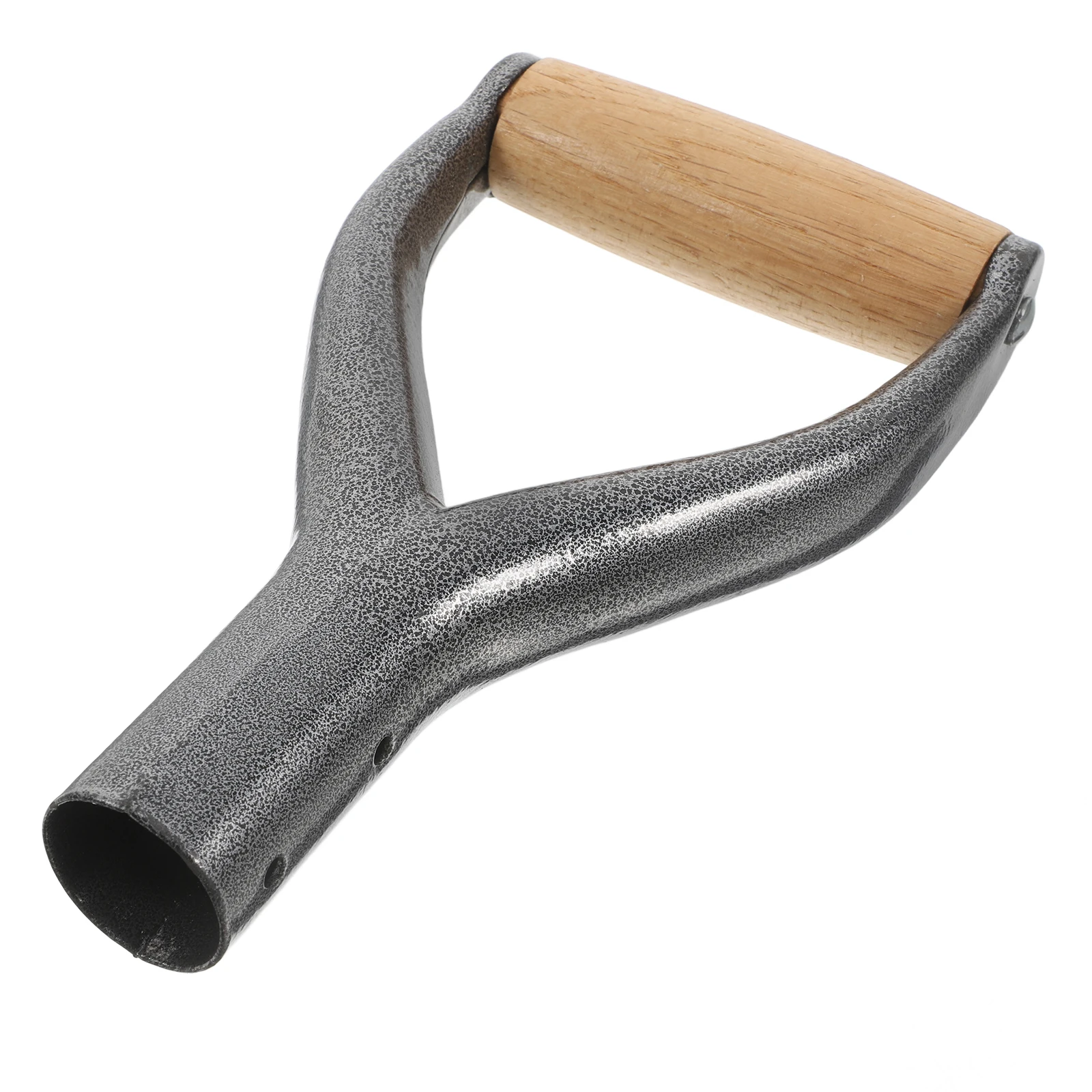 Substituição de metal em forma de y ergonômico d-grips reutilizável pá lidar com peças de ferramentas de jardim pá de neve acessórios d-lidar com ferramenta de ferro