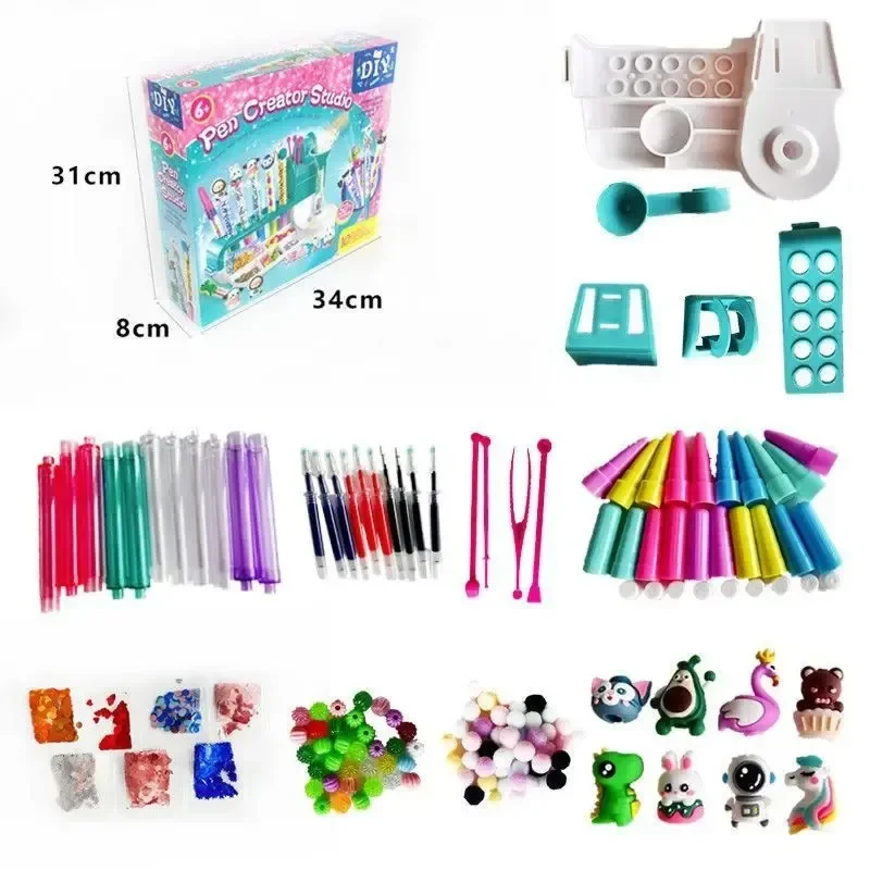 Parent-Child Interactive Gift Box gift New Magic Sand Pen DIY Craft Set for Kids Educational Toy
