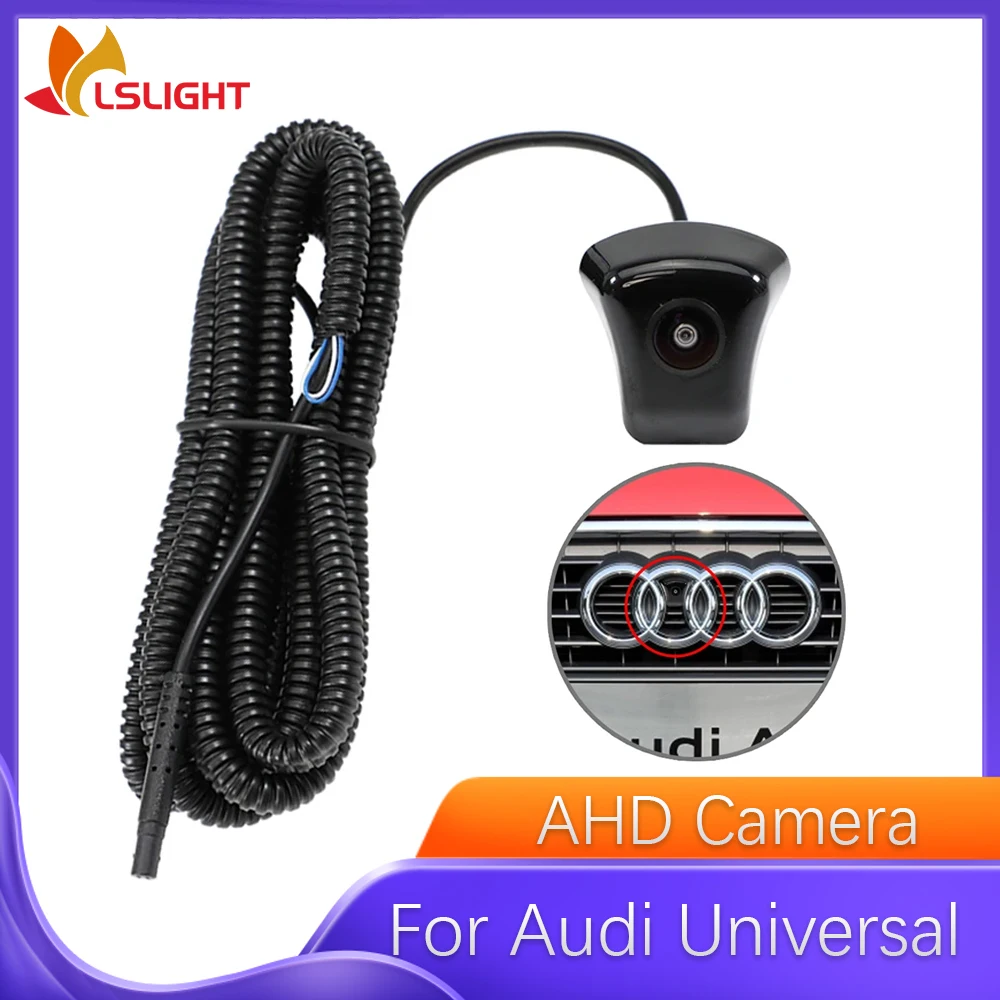 

For Audi Universal Car Front View Camera 150° AHD HD Night Vision OEM Vehicle Front Cameras Parking Monitoring Waterproof IP68