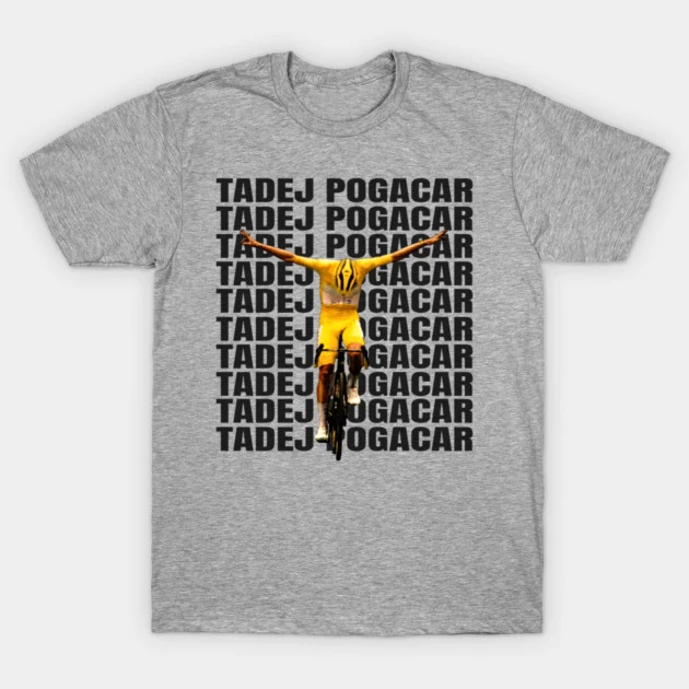 Tadej Pogacar Cyclist Bicycle T-Shirt Cotton Graphic Tee Men Women Summer Streetwear
