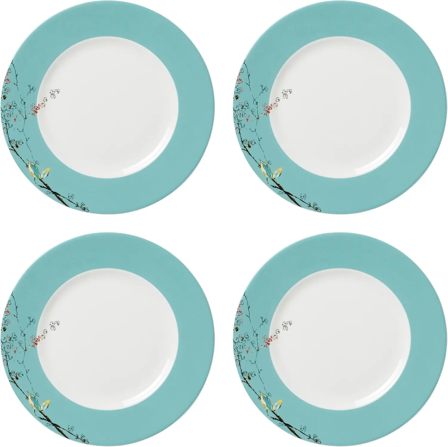 

897259 Chirp Dinner Plates, Set of 4