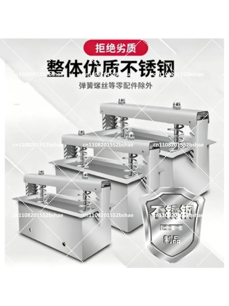 Stainless Steel 1-3KG Raw Meat Press Mold, Double Pressure Spring Ham Bacon Maker, Lunch Meat Pressing Tool