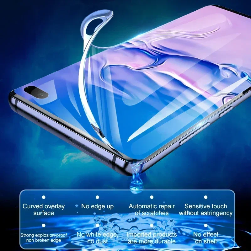 5Pcs Full Cover Hydrogel Film for Samsung Galaxy A17 A16 A15 A12 A07 A06 A05s A04e A14 A13 4G 5G Soft Screen Protector