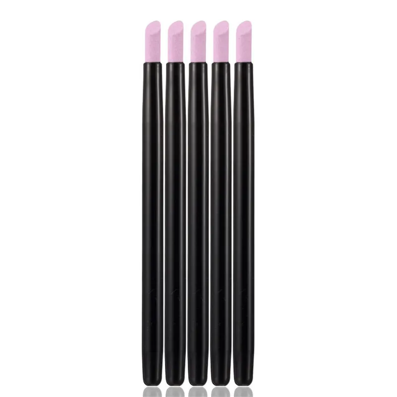 5PCS Quartz Stone Scrub Nail File Rods Cuticle Remover Dead Skin Remover Perfect Gift Lightweight Portable Handy Manicure Tools