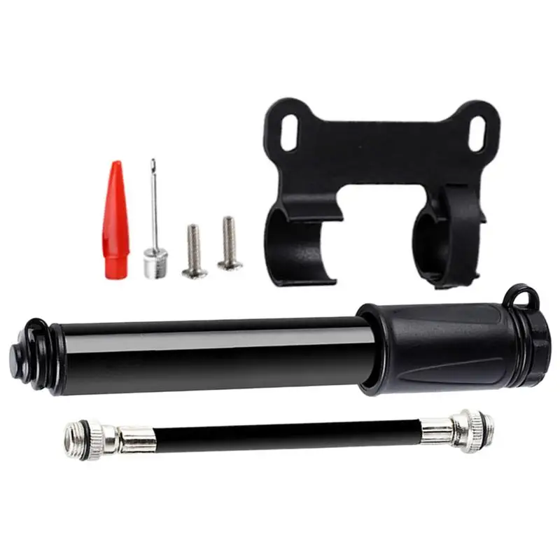 

Cycling Pump Portable Cycling Tyre Air Pump Compact Fast Inflation Tool With Hose Sports Equipment Maintenance Gear For Soccer