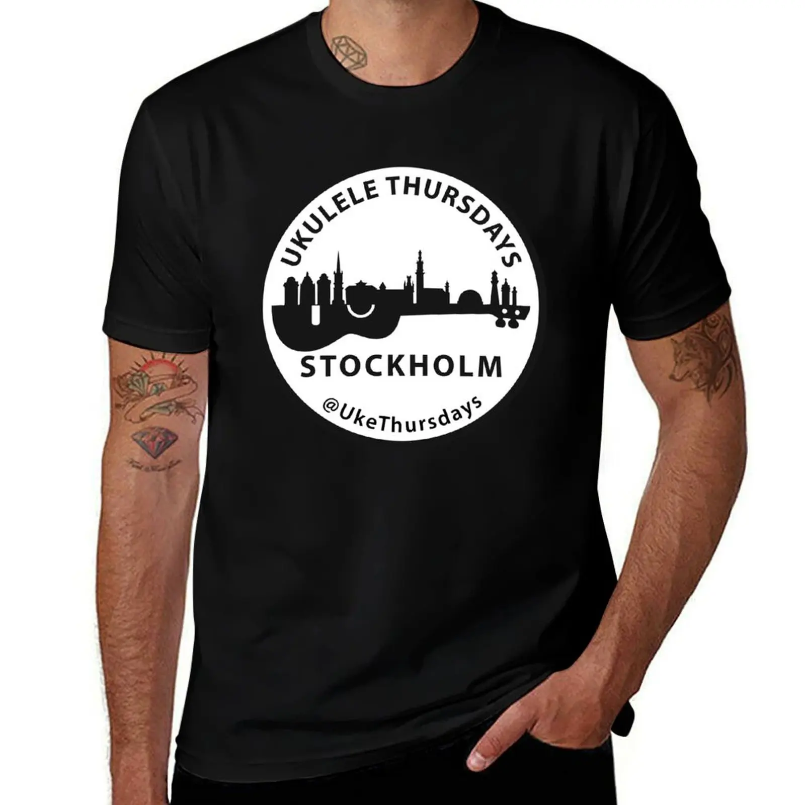 Ukulele Thursdays T-Shirt Basic Simple Casual Short Sleeve Tee T-Shirt