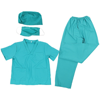 1 set 1 Set Kids Doctor Costume Toddler Cotton Cosplay Doctor Clothes Role Play Birthday Party Performance Fit 120-130Cm