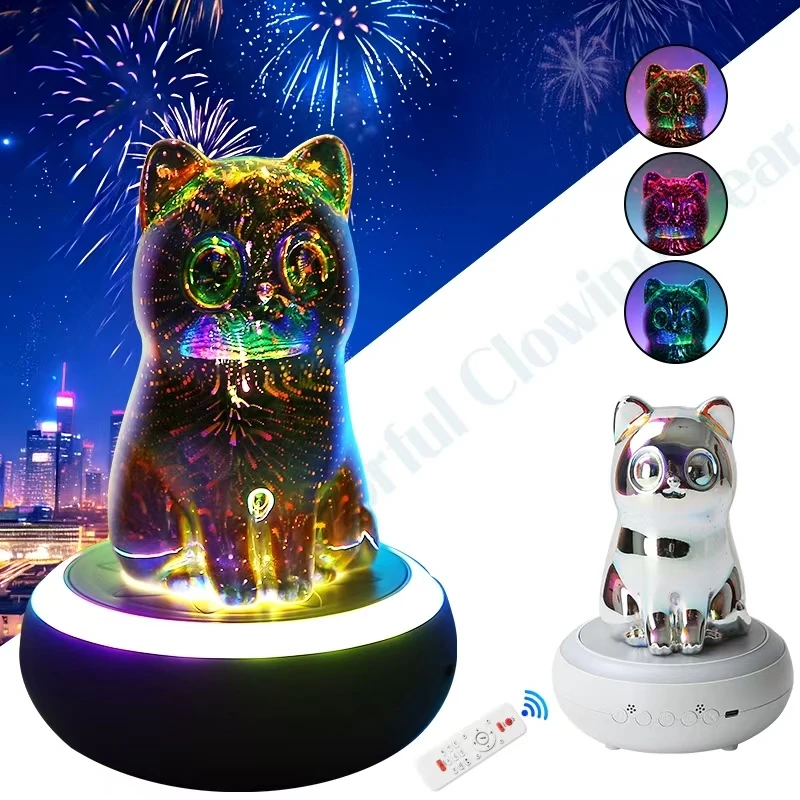 

The cat-shaped starry sky projection lamp is amazing! The combination of colorful lights and 3D sound effects creates a fantasti