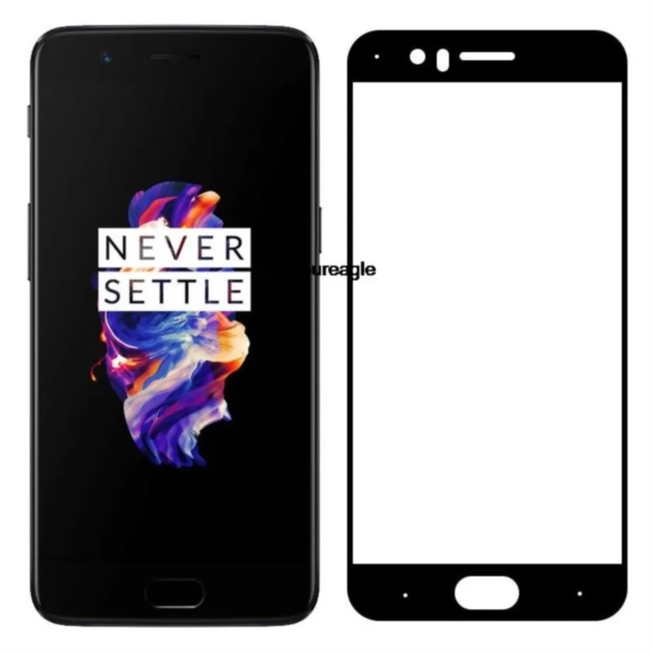 full cover tempered glass safety guard on for oneplus 5 screen protector toughened protective film for one plus 5 five 1+5 glass