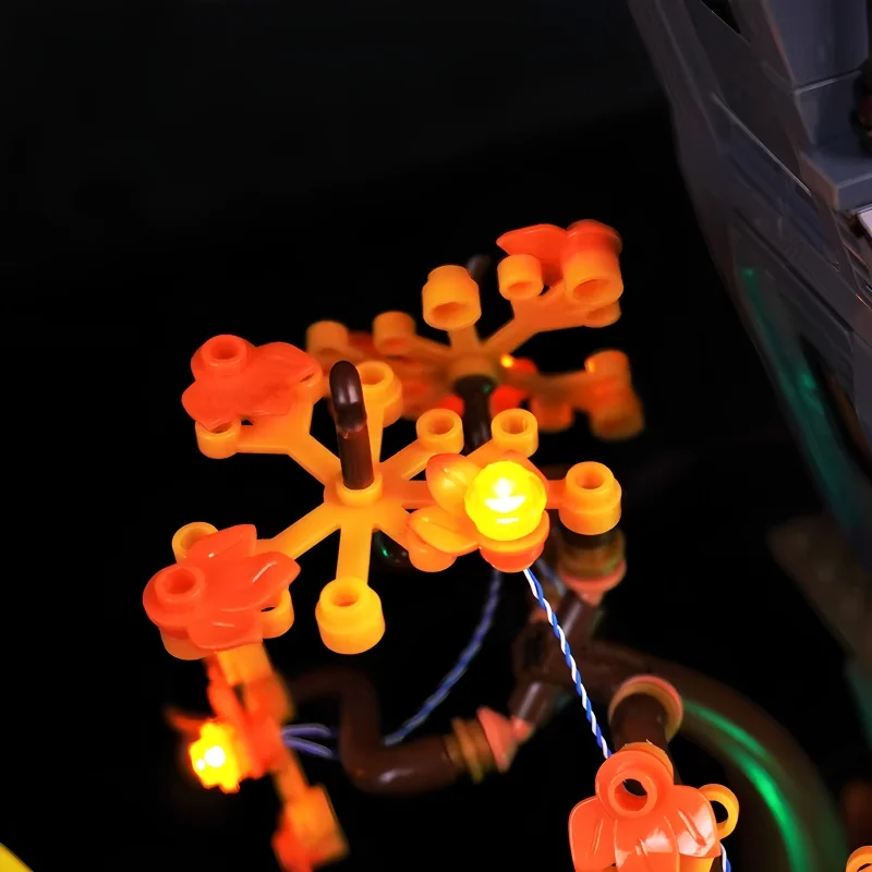 ชุดไฟ LED DIY สำหรับเลโก้ 21351 คืนคริสต์มาสสยองขวัญ (เฉพาะไฟ LED โดยไม่มีโมเดลบล็อก)