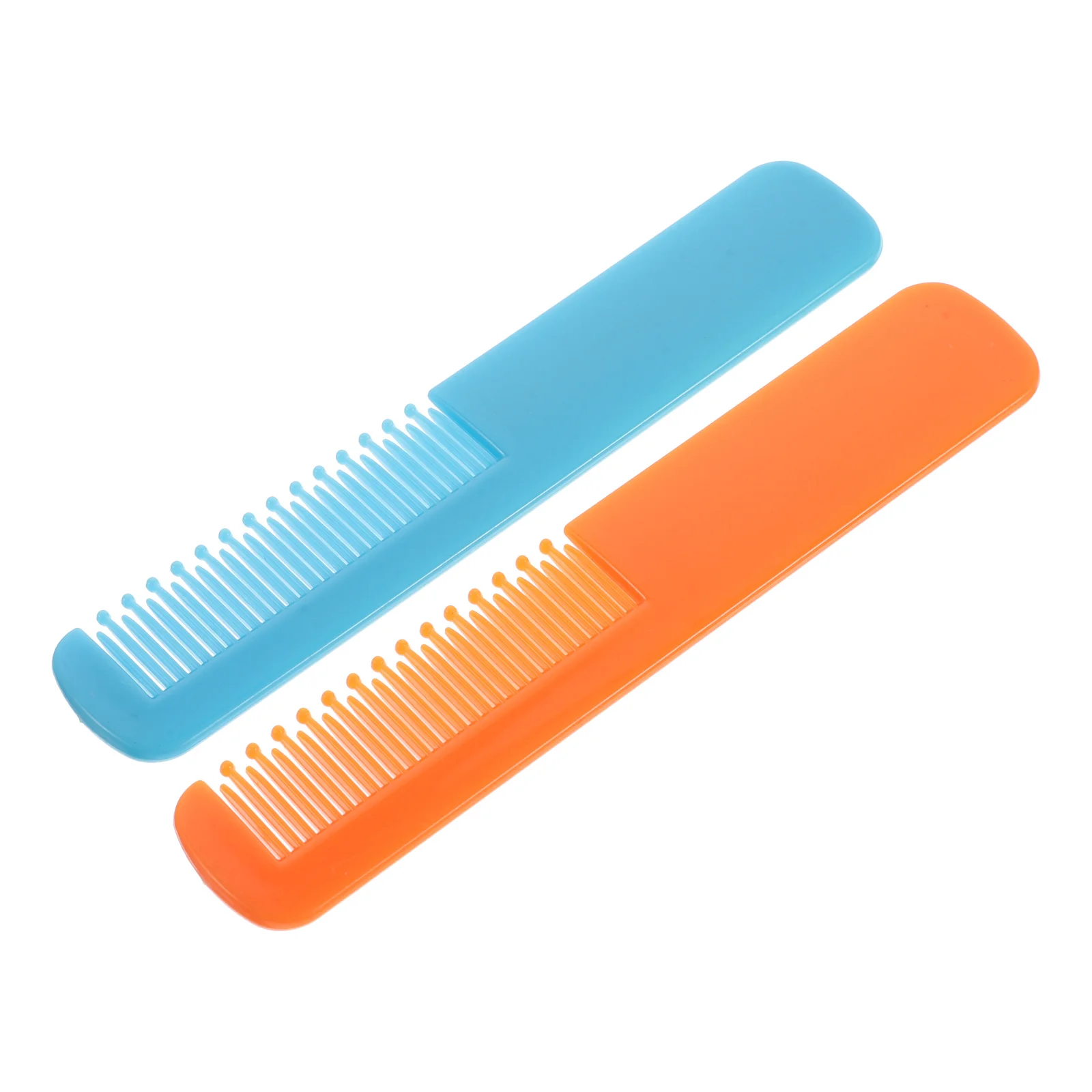 

2Pcs Baby Hair Comb Round Teeth Sensitive Scalp Grooming Detangler Infant Toddler Hair Care Soft Safe ABS Material Gentle