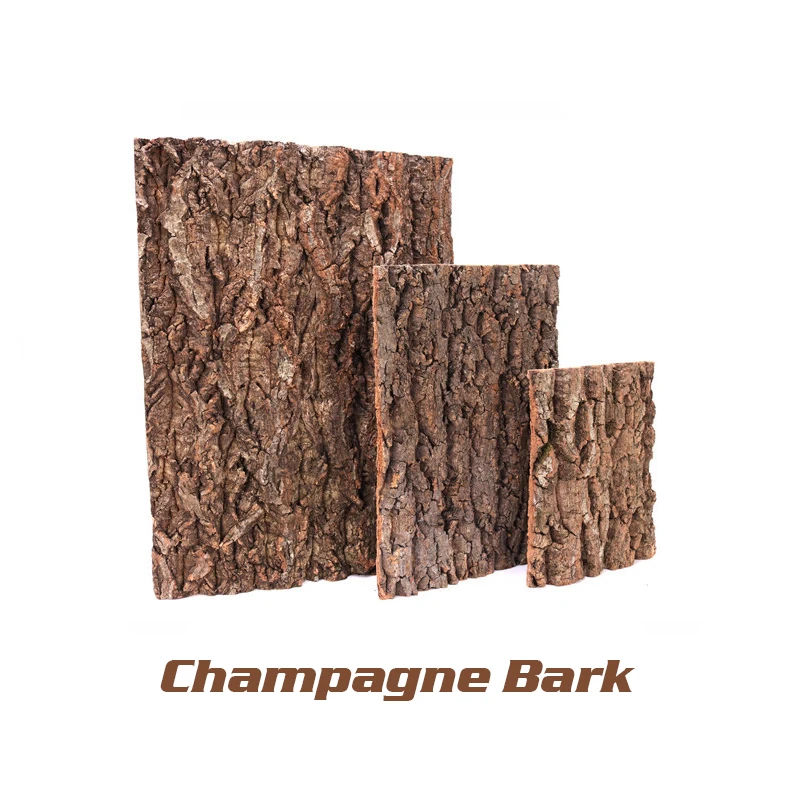 Tree Bark Climber Reptile Lizard Bark Cork Christmas Elm Champagne Pet Decoration Drift Wood Fish Tank Driftwood Natural Tree