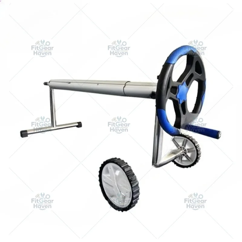 Popular Style Swimming Pool Reel Flexible Stainless Steel Swimming Pool Cover Roller for Pool Cover