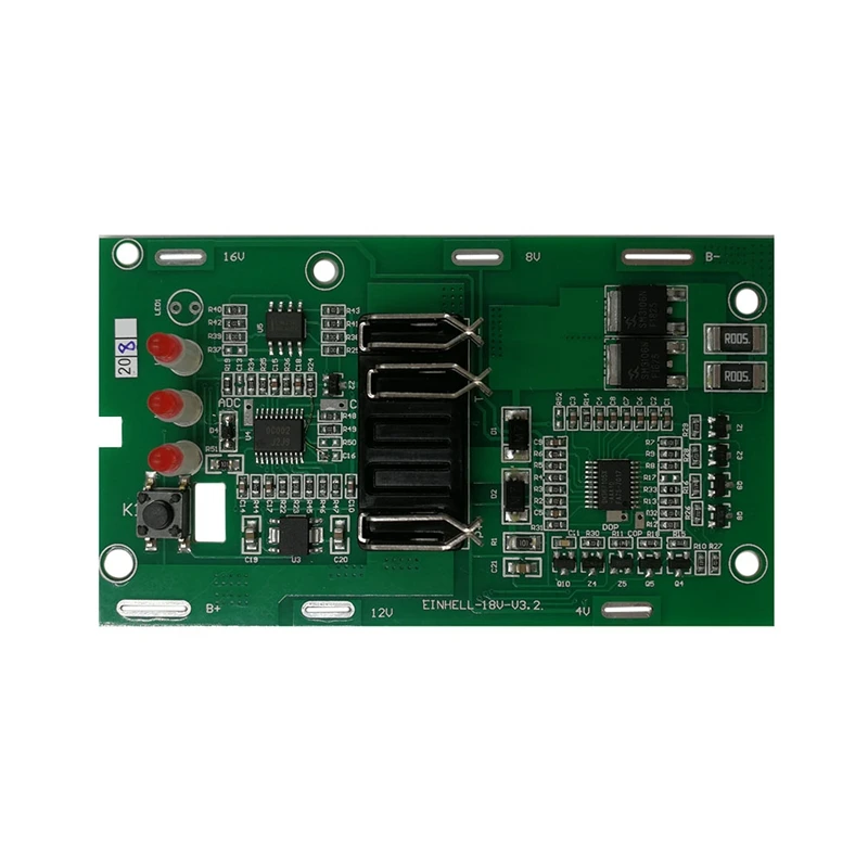 Circuit imprimé de protection de charge de batterie, carte PCB pour Einhell Power X-Change, 18V, 20V Lithium, Eddie Ion, 4511396