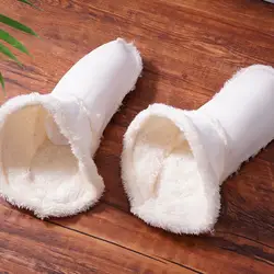 Shoe Covers Furry Croc Liners Insoles Inserts For Fur Lined Shoes Clogs 1pair Slippers Plush Liner Winter Warm Shoe Insert