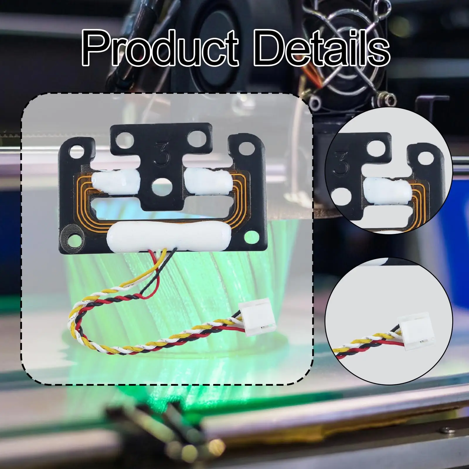 

Strain Gauge, High Performance, Compact, Sturdy, 3D Printer Parts, Replacment, Auto Bed Leveler