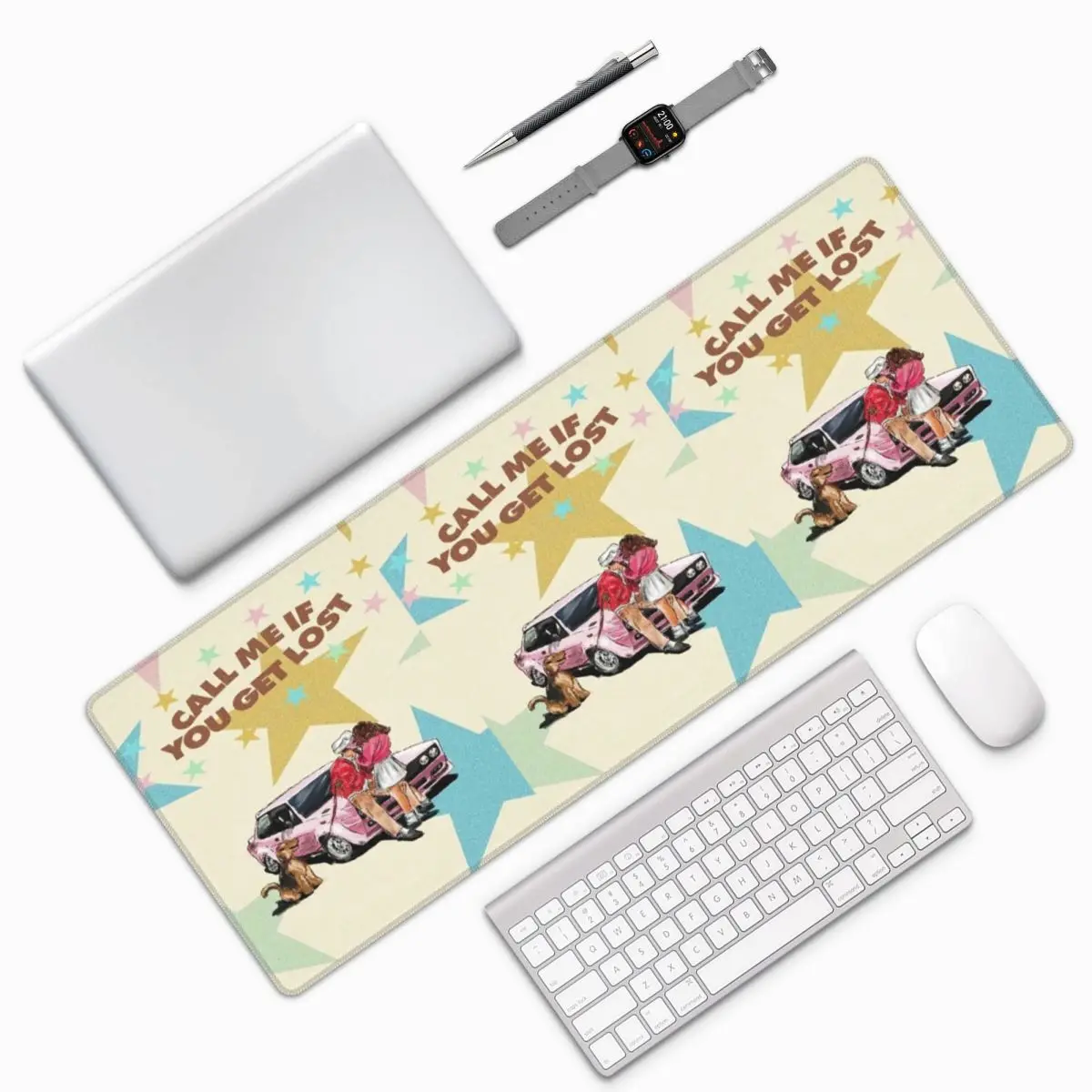 Tyler Creators Large Mouse Pad Computer Keyboard Mouse Mat Gaming PC Laptop Desk Mat Office Accessories Table Mats