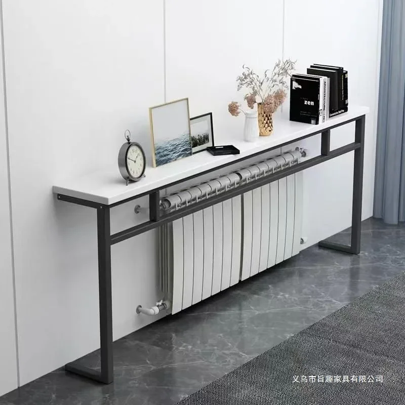 Heating rack, sofa rear shelf, storage rack, seam table, living room against the wall, narrow table, bedside radiator rack