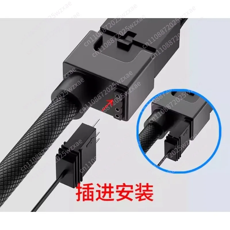 Side Out, Computer Power Extension  GPU8PIN Graphics Card  Aijs One-line  Cable