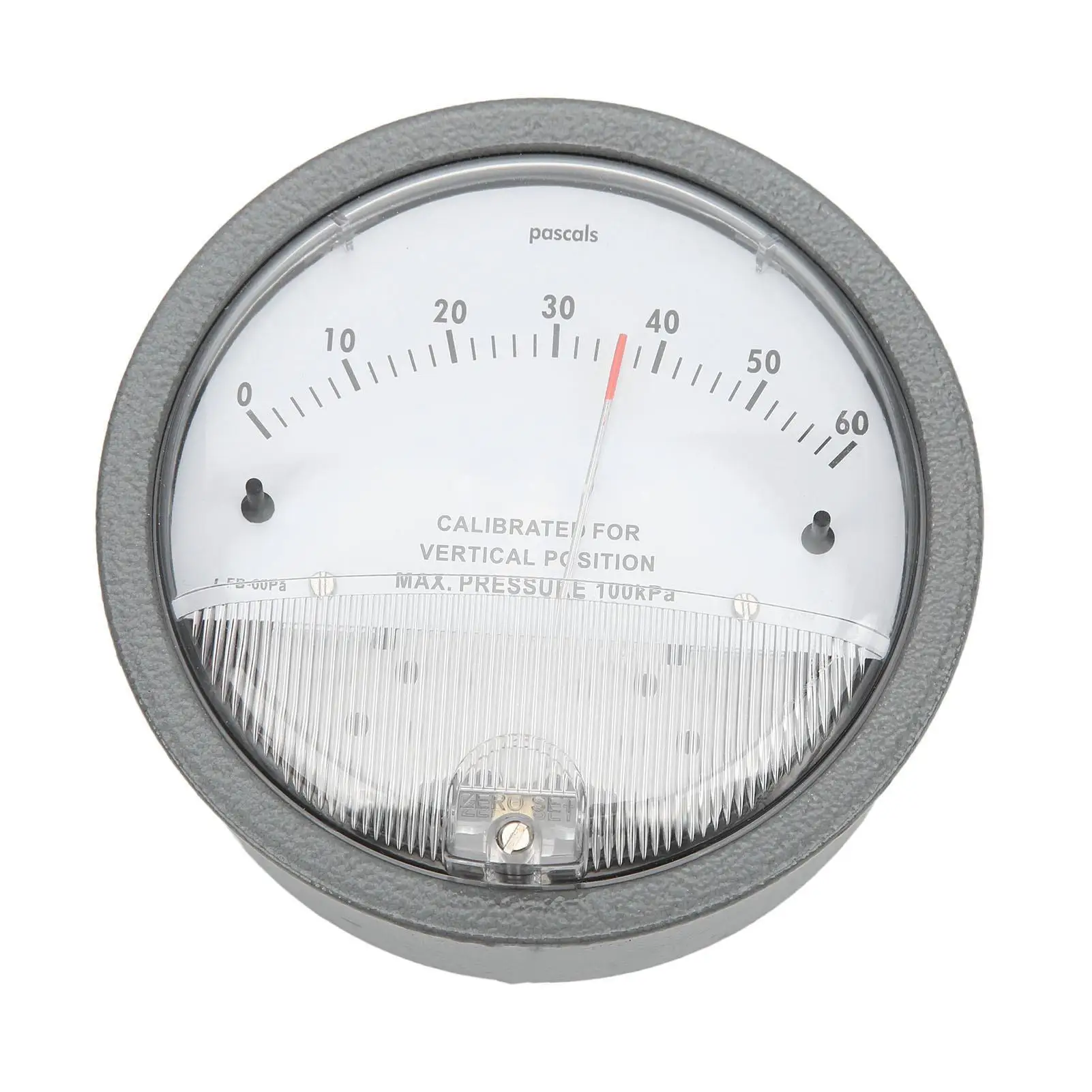 Plastic Differential Pressure Gauge Meter with Scale for electronic Processing - Accurate Pointer Display