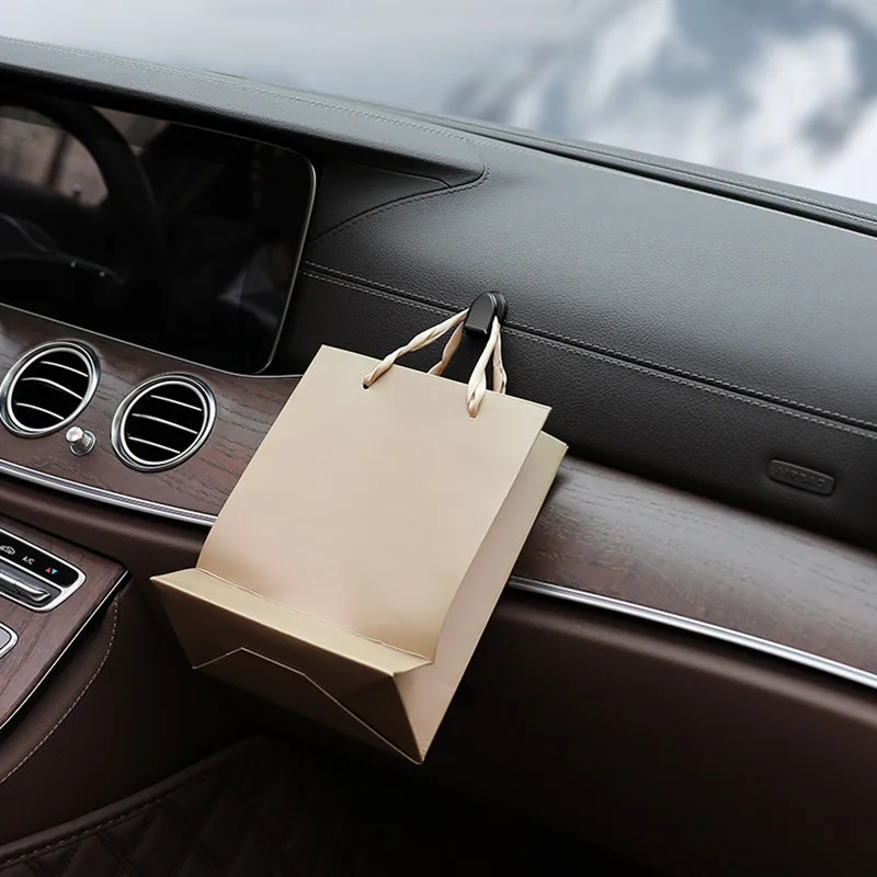Car Hook Organizer Storage for USB Cable Headphone Key Storage Self Adhesive Wall Hook Hanger Auto Fastener Car Clip Stuff