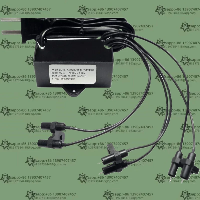

Модуль генератора отрицательных ионов переменного тока 220 В, высокая мощность, удаление свежего воздуха, дыма и запаха, свежее воздухо, 6-головка