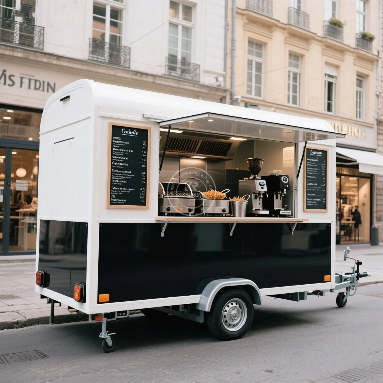 

Europe Standard Food Truck Fully Equipped Street Restaurant Concession Ice Cream Snack Cart Mobile Food Trailer