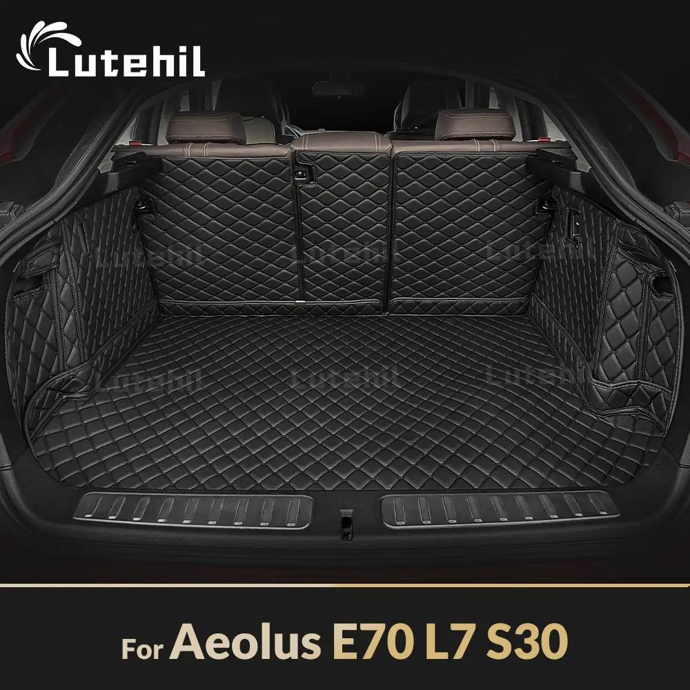 

Для Aeolus E70 2018-2021 L7 2021 S30 2009-2016 автоматический коврик для багажника с полным покрытием, автомобильный багажник, аксессуары для интерьера