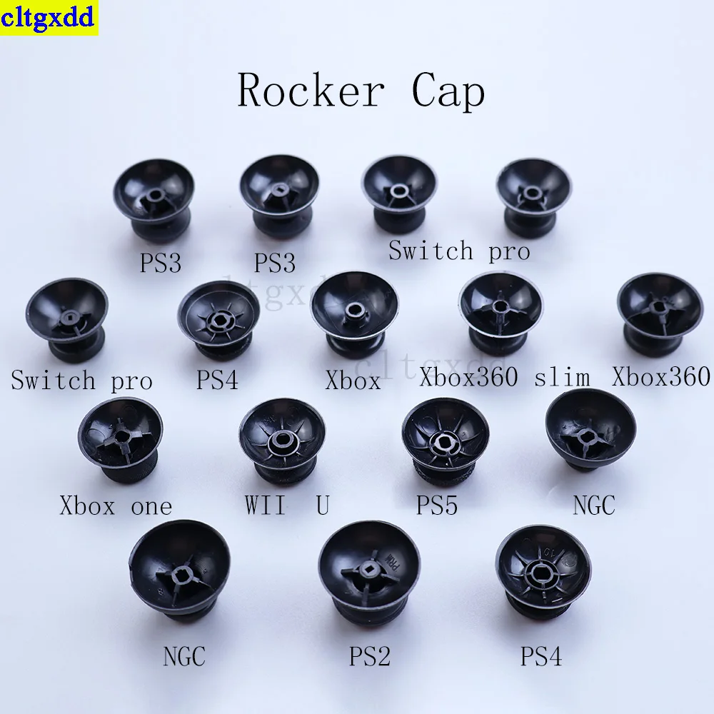 Cltgxdd 10 Piece 3D Simulation Joystick Mushroom Head for PS2 PS3 PS4 PS5 Wii U NGC Switch Pro Xbox One 360 Slim Joystick Cap