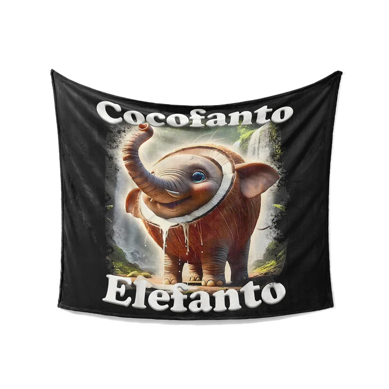 Gaslight Gatekeep Girlboss Cocofanto Elefanto Throw Blanket for Women Men Girls Boys Kids Pets Dogs Cats Couch Sofa