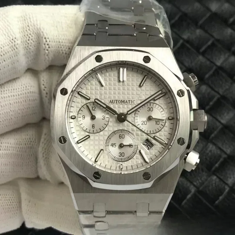 2025 New Royal Oak 26331 Chronograph Series Fully Automatic Mechanical Movement Men's Luxury Noble Watch