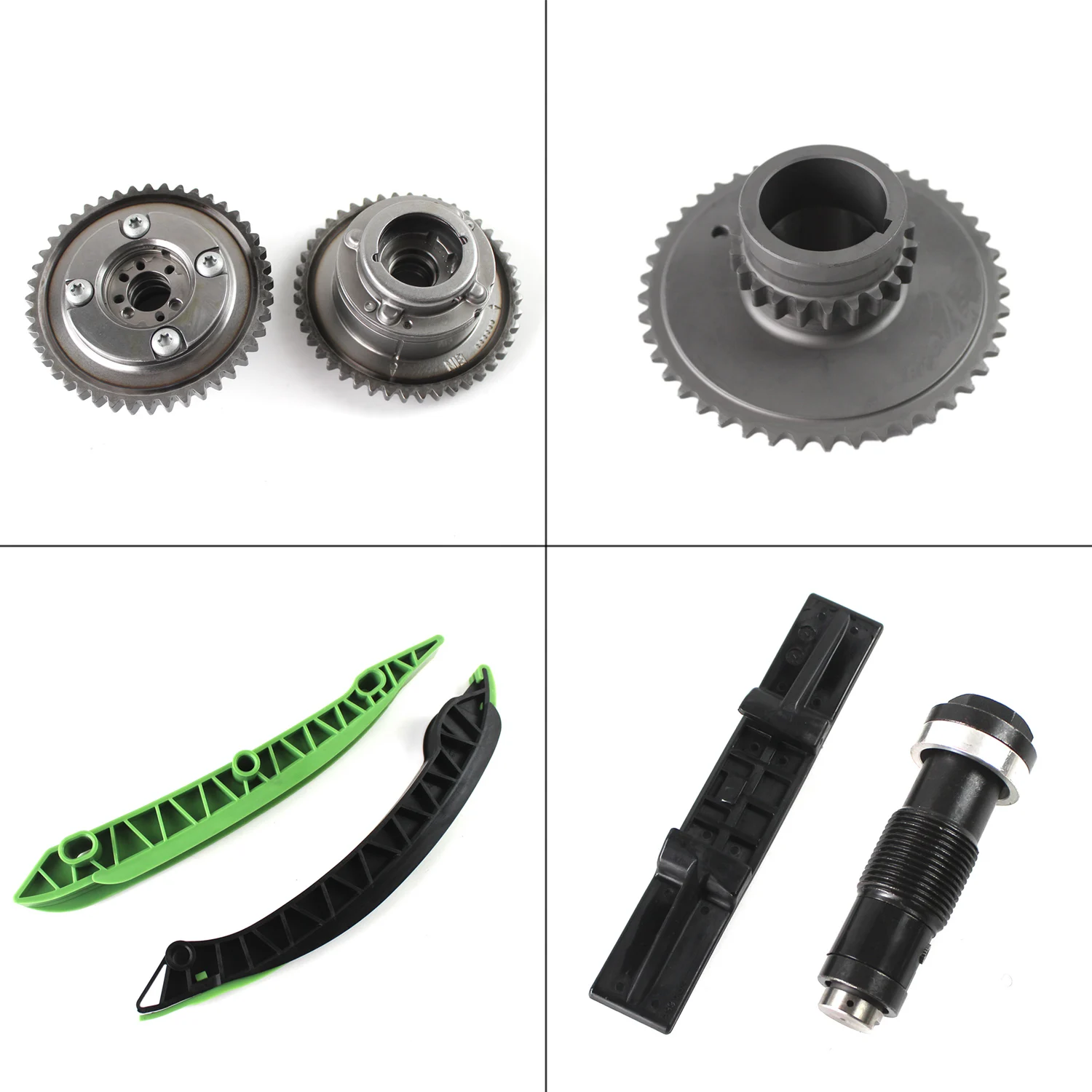 Auto Camshaft Adjuster Timing Chain Kit For Mercedes W203 W204 SLK250 E250 M271 C200 2710501400 2710503347 2710503447 2710502647