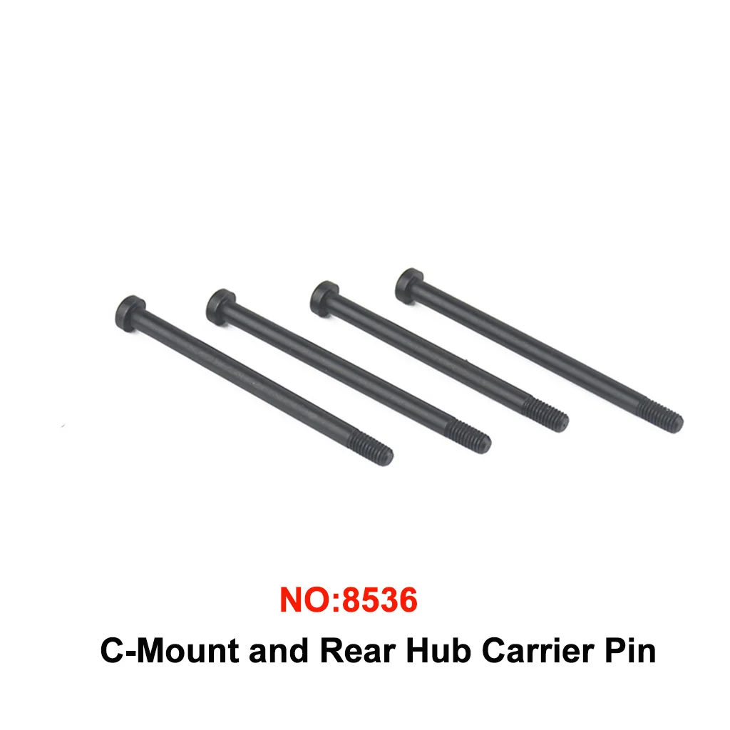 Rc Auto Onderste Scharnier Pin/Bovenste Scharnier Pin/C-Mount En Rear Hub Carrier Pin Voor Zd racing DBX-07 Ex-07 1/7 Rc Auto Originele Onderdelen