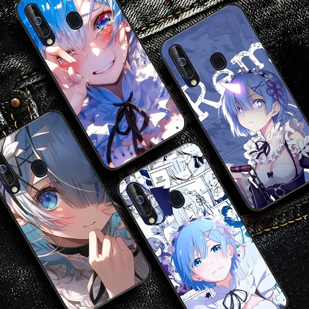 

Rem Japanese Anime Phone Case For Samsung A 10 11 12 13 20 21 22 30 31 32 40 51 52 53 70 71 72 73 91 13 Shell