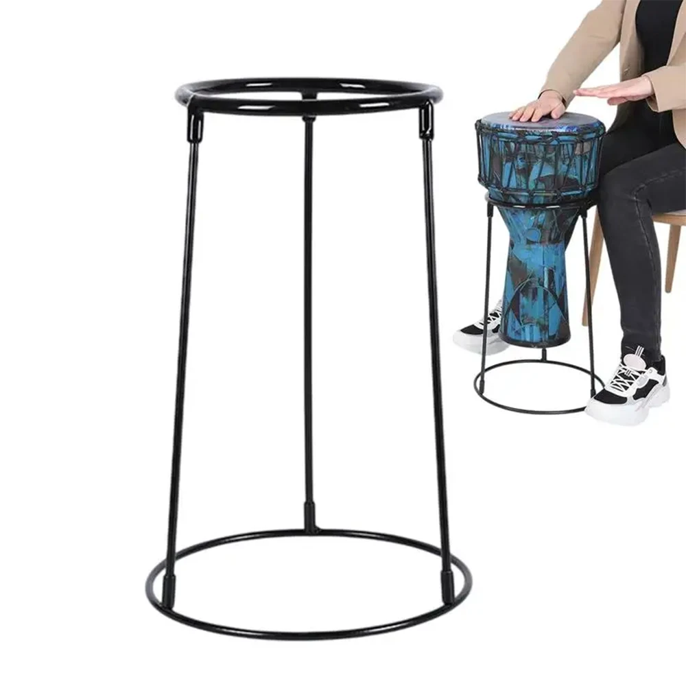 Support de batterie africain, tambour africain universel de 8 à 12 pouces, libérez vos pieds, tambour confortable, poignée solide, robuste et durable