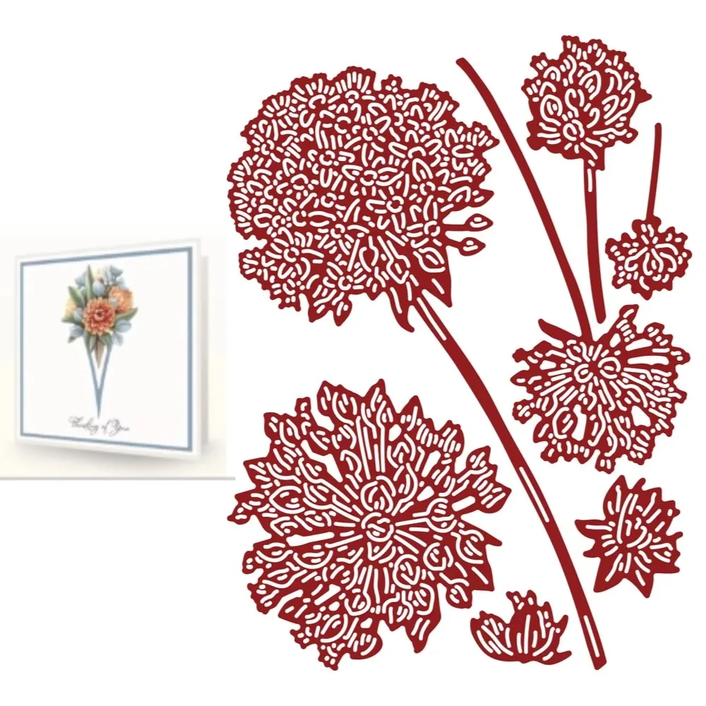 gift 2025 new December Metal cutting data slimline essentials scrapbooking card stencil cut die for DIY handmade card crafts