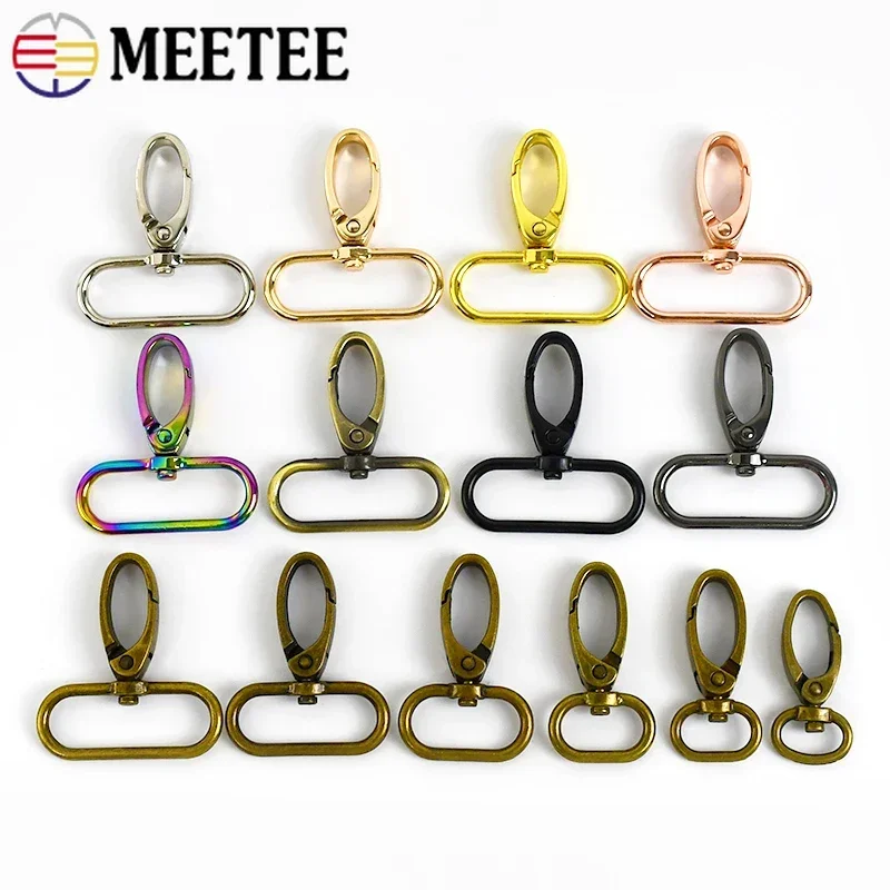 

10/20Pcs 13-38mm Metal Buckle For Bag Strap Swivel Lobster Clasp Dog Collar Buckles Keychain Carabiner Snap Hook DIY Accessories