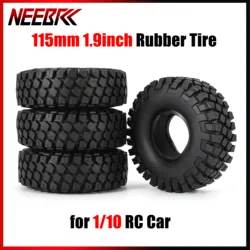 4PCS 1.9 Inch 115mm Rubber Tire Wheel Tyre for 1/10 Off-Road RC Climbing Crawler Car Model Traxxas TRX-4 SCX10 RC4 D90 Toy Part