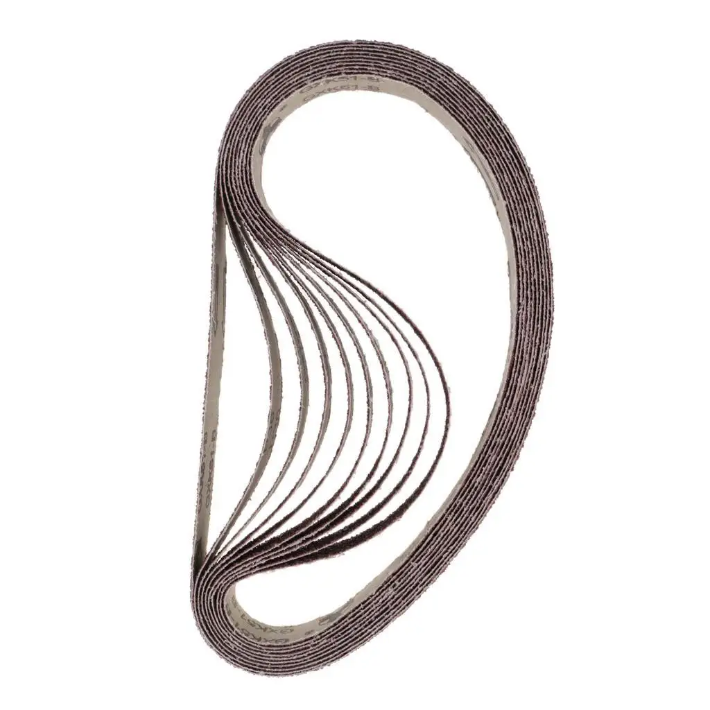 10 " *30" サンディングベルト、酸化アルミニウム研磨ファイン/コースグリット