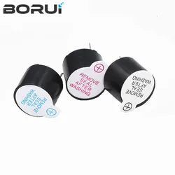 10PCS/LOTE 3V 3.3V 5V 12V Active Buzzer Magnetic Long Continous Beep Tone 12*9.5MM New Original Good Quality