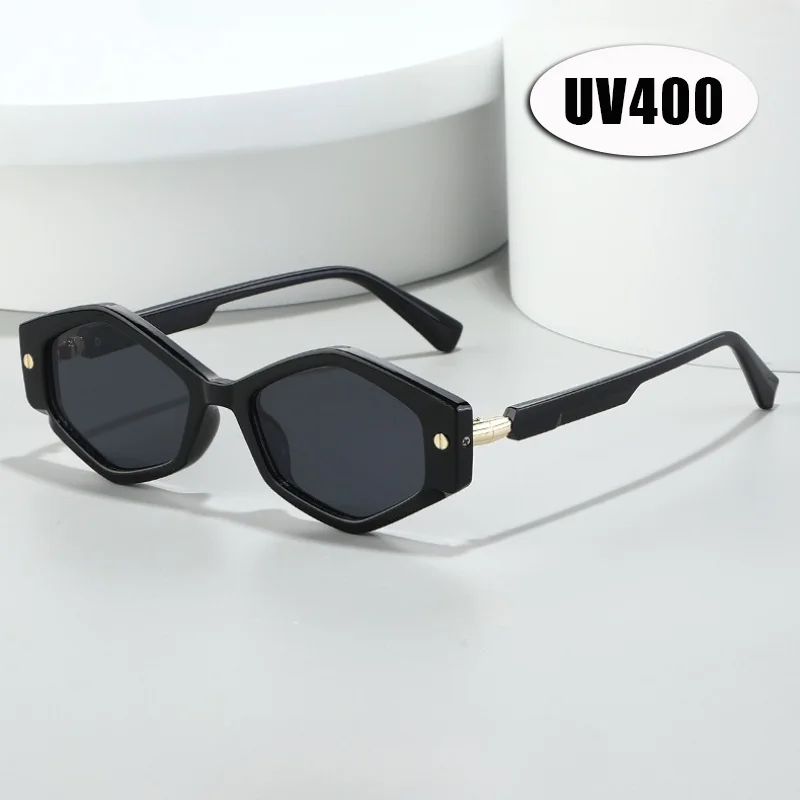 

2026 New Fashion Hexagonal Oversized Sunglasses Unisex Luxury Vintage PC Frame UV400 Shades Eyewear Classic Trends Goggles