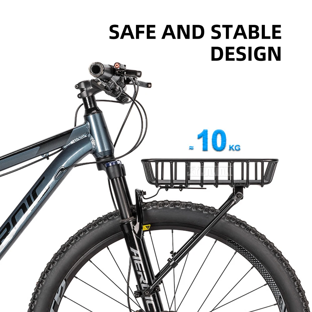 Bike basket Front basket Aluminum alloy Cycling item holder Bike basket cycling equipment