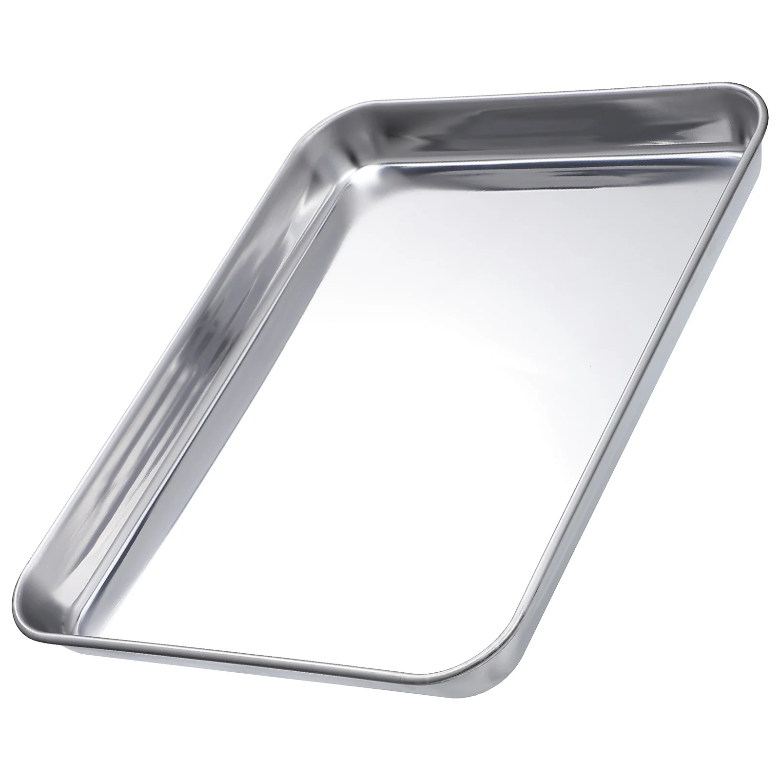 

Stainless Steel Bakeware Serving Plate Kitchen Supplies Oven Baking Rustproof Pan Pizza