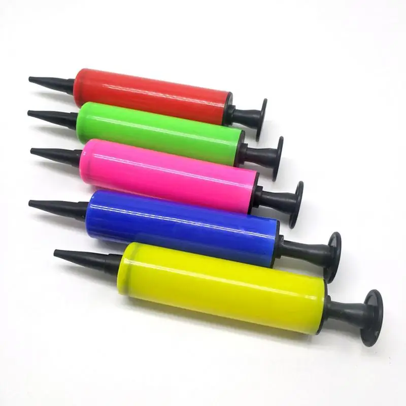 1Pcs Balloon Pump Manual Inflating Pump Balloons Inflator Air Pump Party Festival Celebration Tools Accessories Random Color