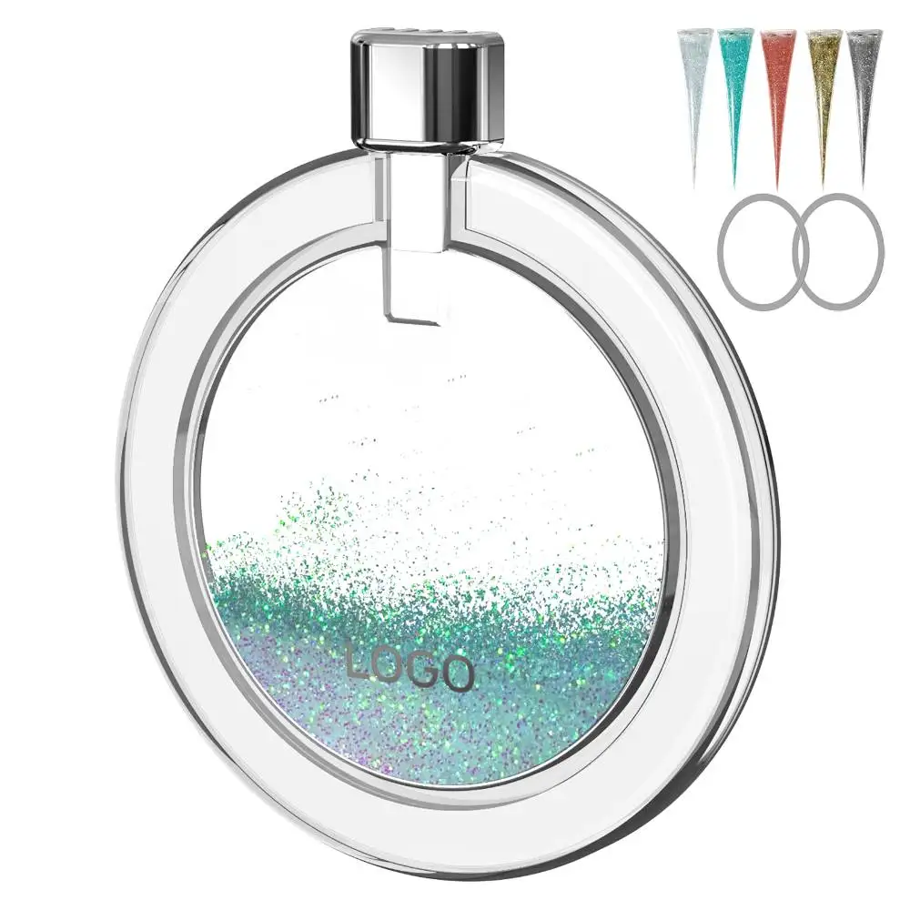 

Mobile Phone Magnetic DIY Quicksand Perfume Bottle Holder Refillable Portable Travel Size Mobile Phone Accessories