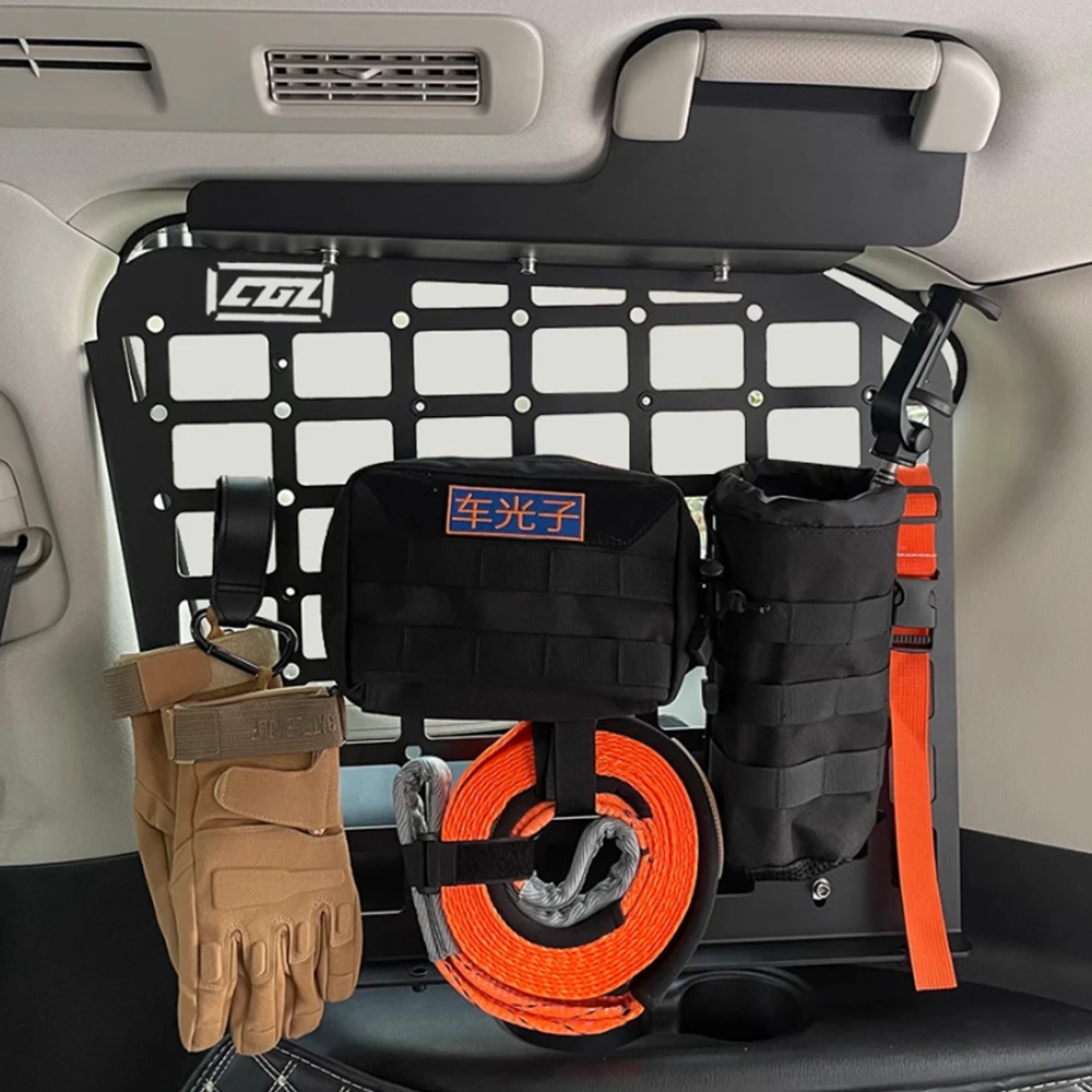 Panel Molle na bok bagażnika, uchwyty do przechowywania ładunku, pasuje do Nissan Patrol Y62 2010-2024 / Armada 2017-2024